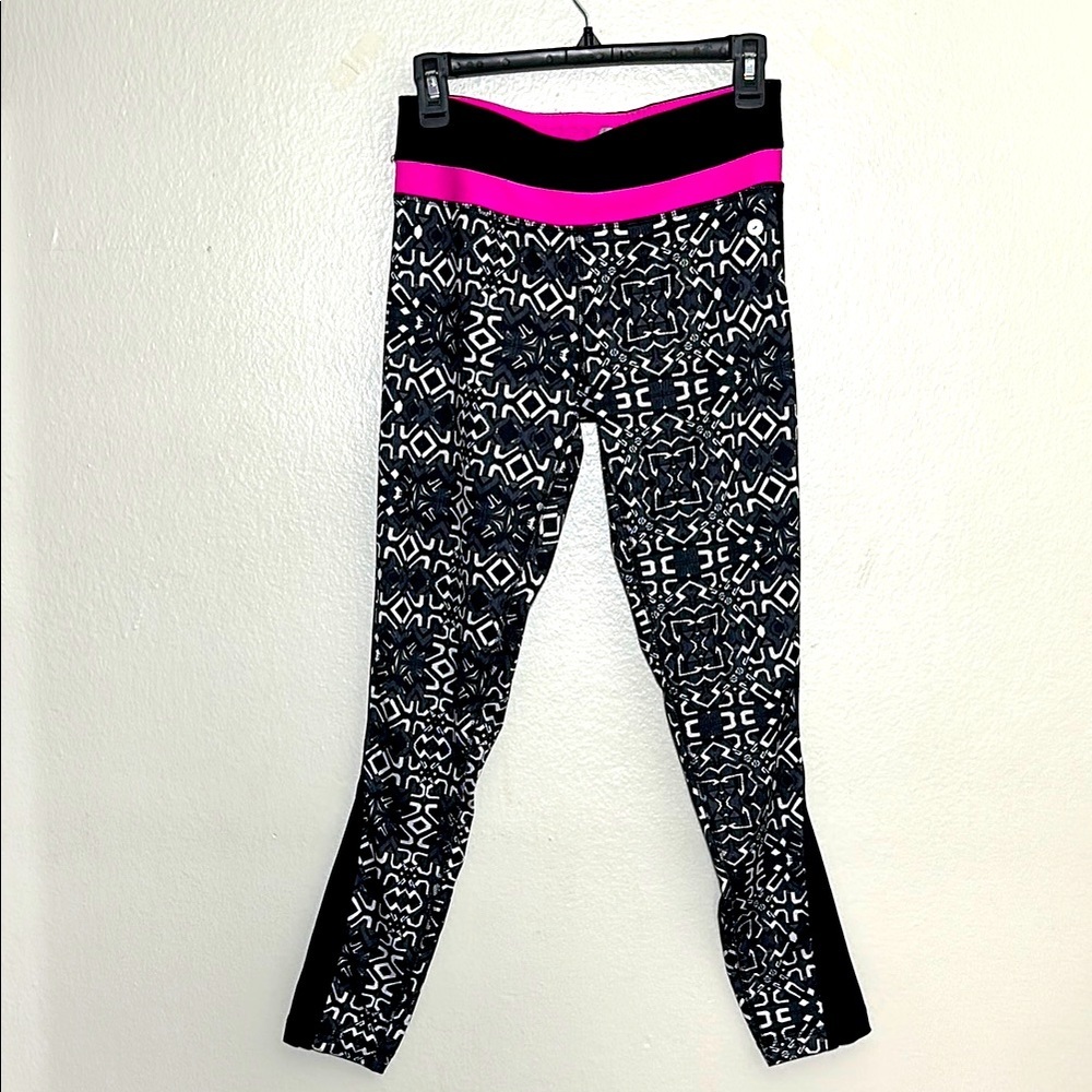 Reflex Black and Pink Leggings Dynamic Design